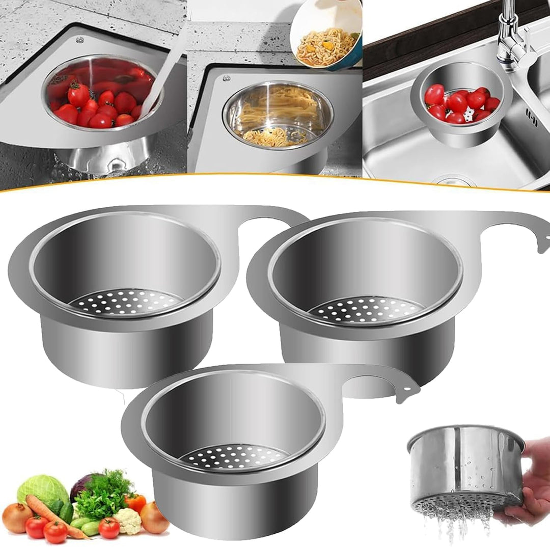 Lisslune | Stainless Steel Swan Sink Drain Basket
