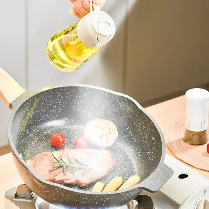 Lisslune | 2-in-1 Olive Oil Dispenser & Sprayer – Perfect for Cooking, Salads, and BBQ