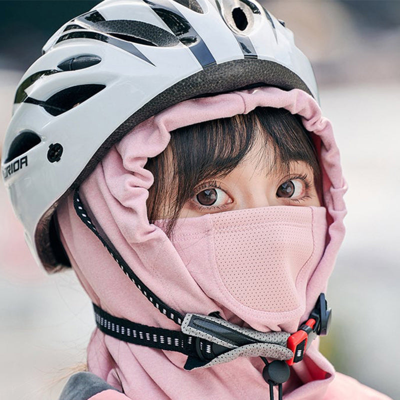 Lisslune | Hooded Face Mask with Neck Warmer for Cycling