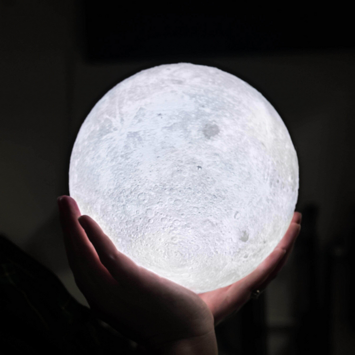 Lisslune | Moon lamp - Lunar - Rechargeable - Touch control