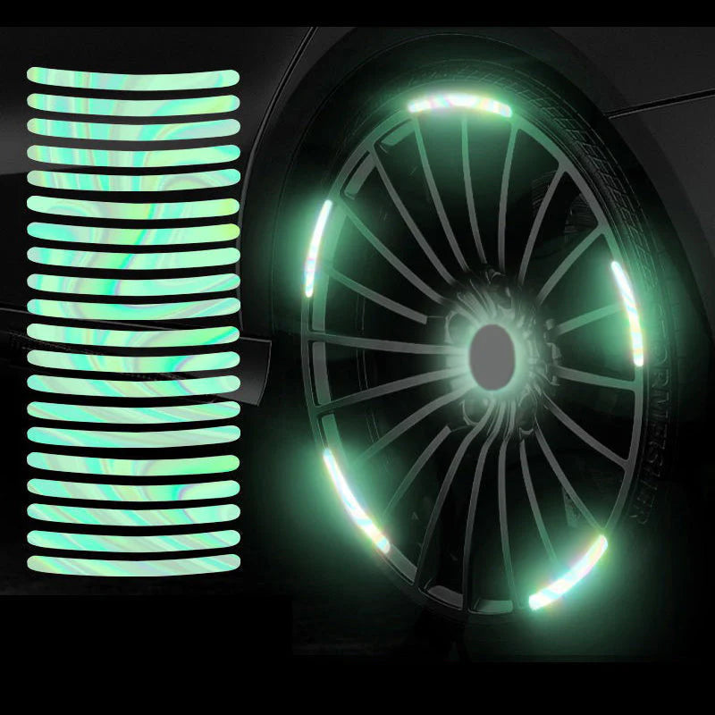 Lisslune | Reflective Car Rims Stickers