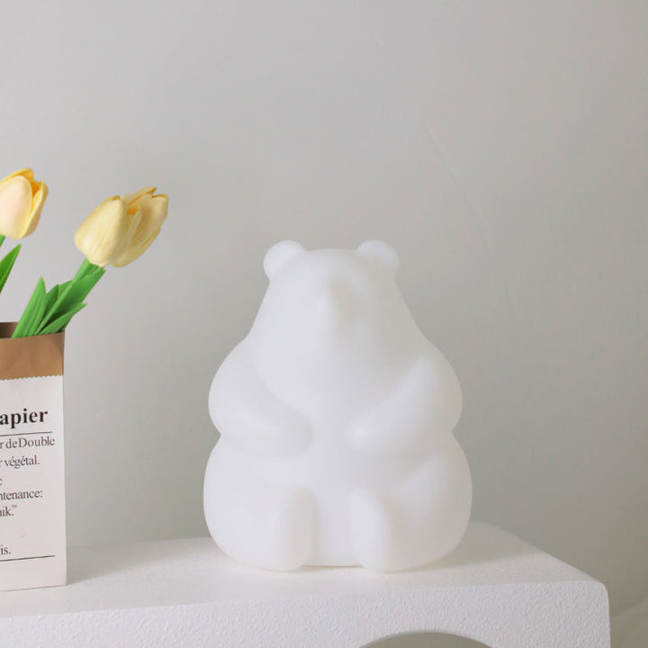 Lisslune | Contemporary Creative Bear PE LED Table Lamp for the Living Room