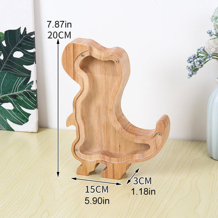 Lisslune | Wooden Animal Savings Bank
