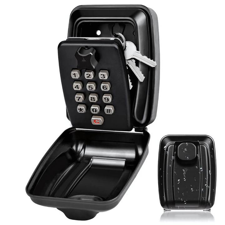 Lisslune | KeyGuard Outdoor Safe – Weatherproof Wall-Mounted Key Box
