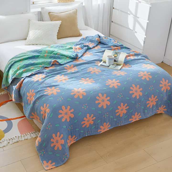 Lisslune | Abstract Sunny Reversible Blanket