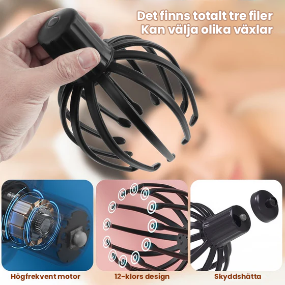 Lisslune | Octopus Head Massager