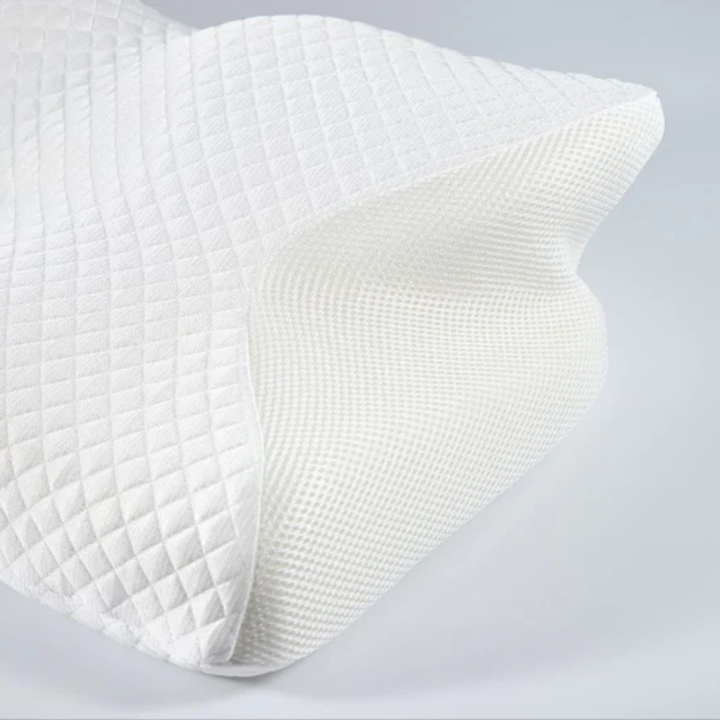 Lisslune | Pillow for Back & Shoulder Pain Relief – Orthopedic Memory Foam Posture Pillow for Neck, Shoulder & Spinal Alignment Support
