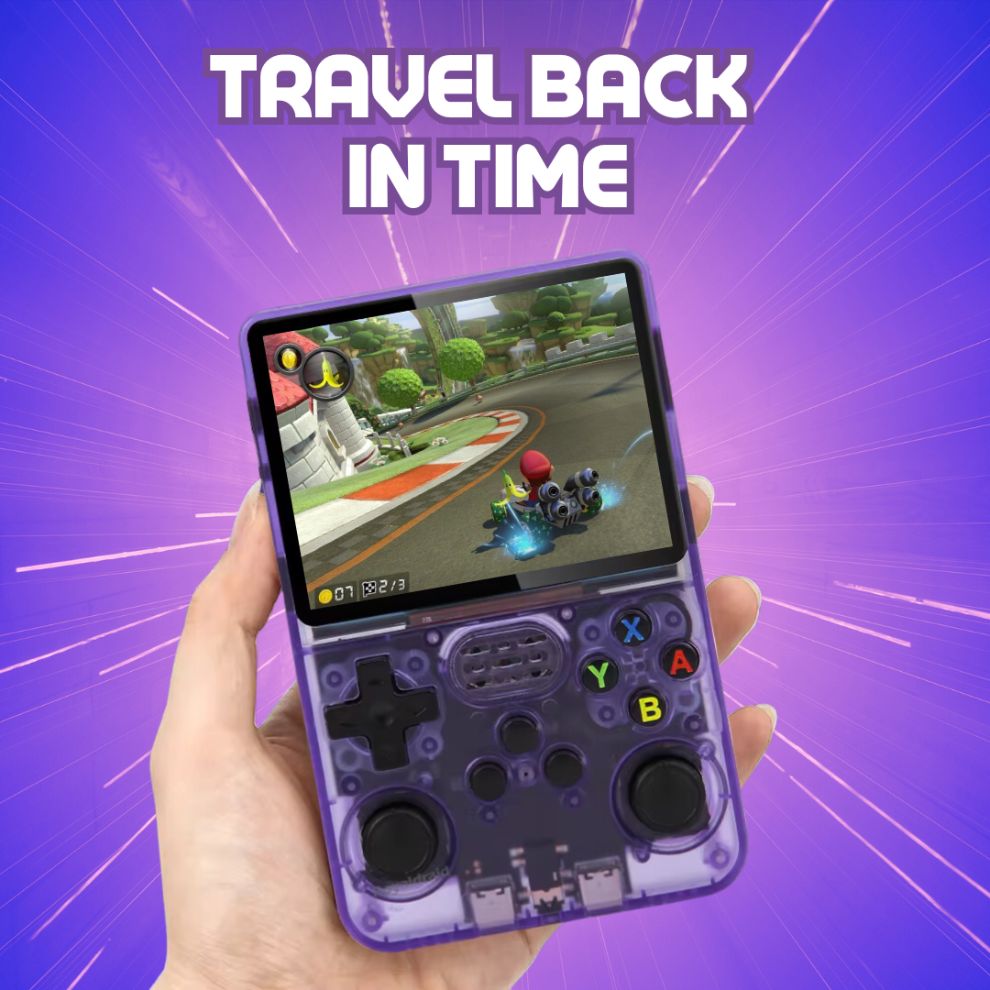 Lisslune | Retro Game Console | +500 Built-in Games for All Ages