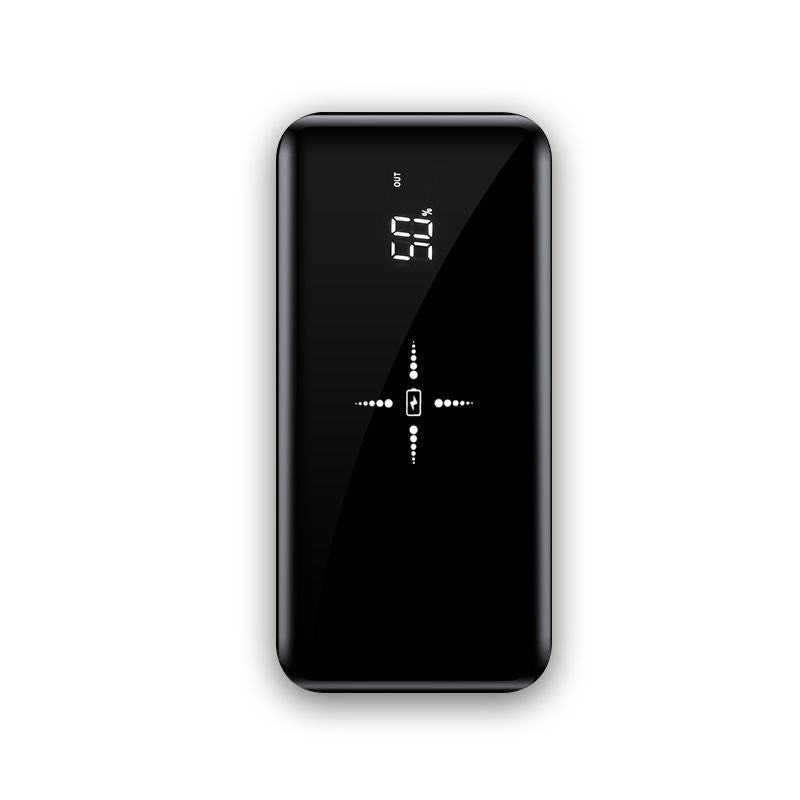 Lisslune | Portable Wireless Ultra-thin 10000mAh Power Bank With Digital LCD Display Full Screen, Charge Three Phones Simultaneously