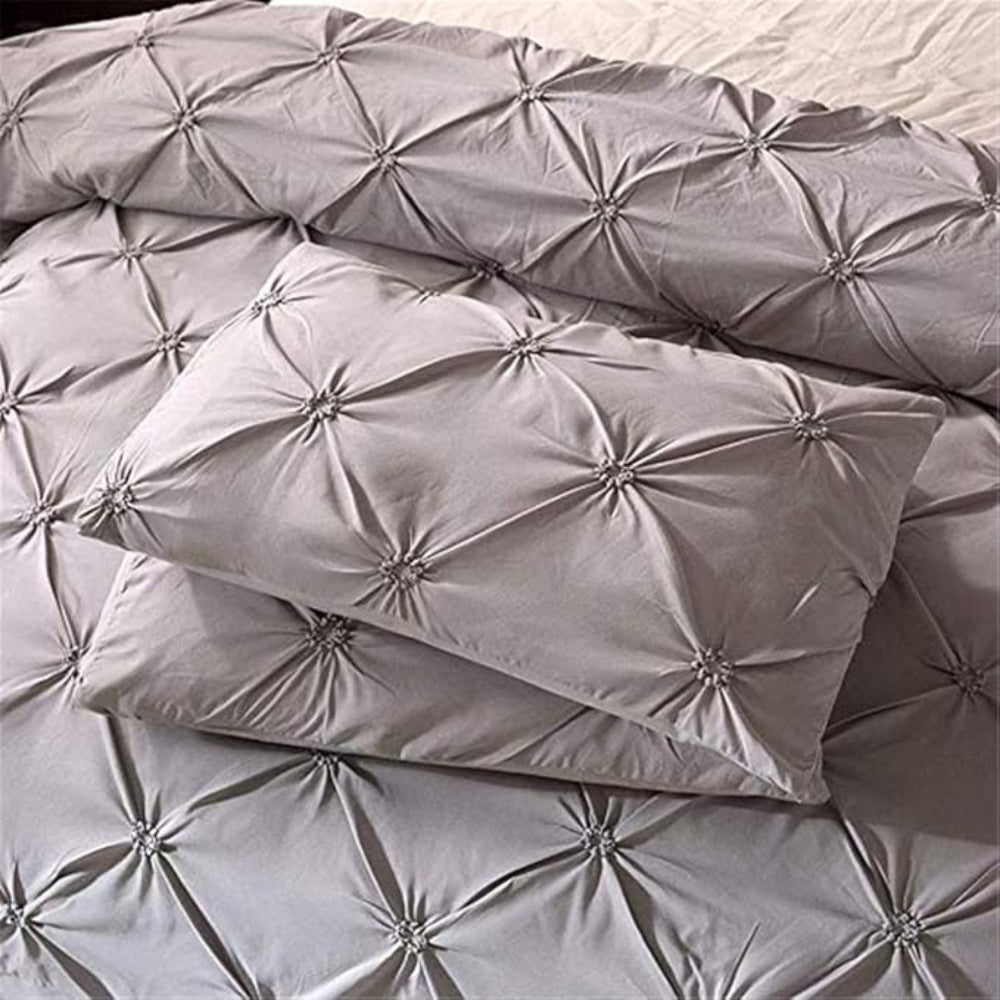 Lisslune | Airweave Pintuck | 3pcs Duvet Cover Set