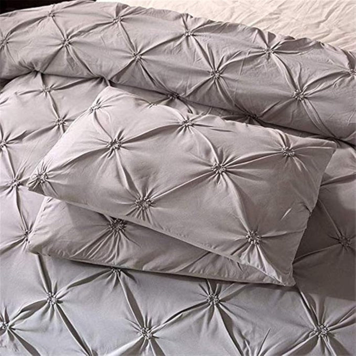 Lisslune | Airweave Pintuck | 3pcs Duvet Cover Set