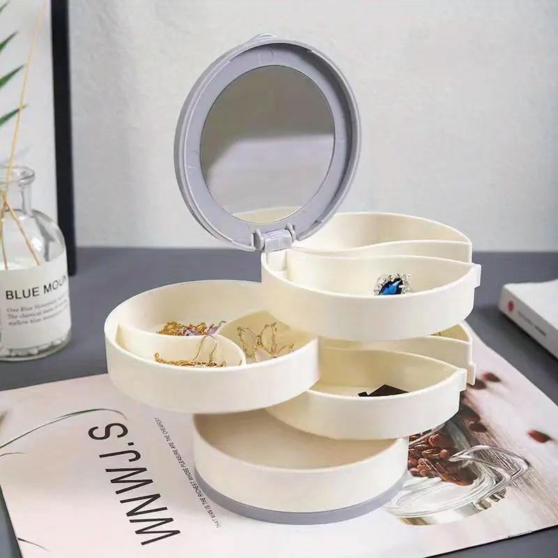 Lisslune | Multilayer rotating jewelry box