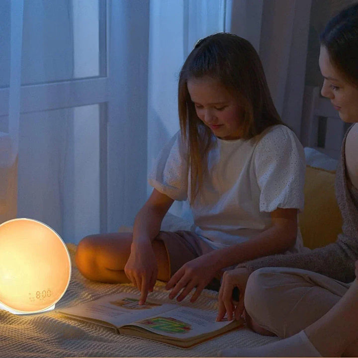 Lisslune | LumiRise - Smart Sunrise Alarm Clock with Gentle Wake-Up Function