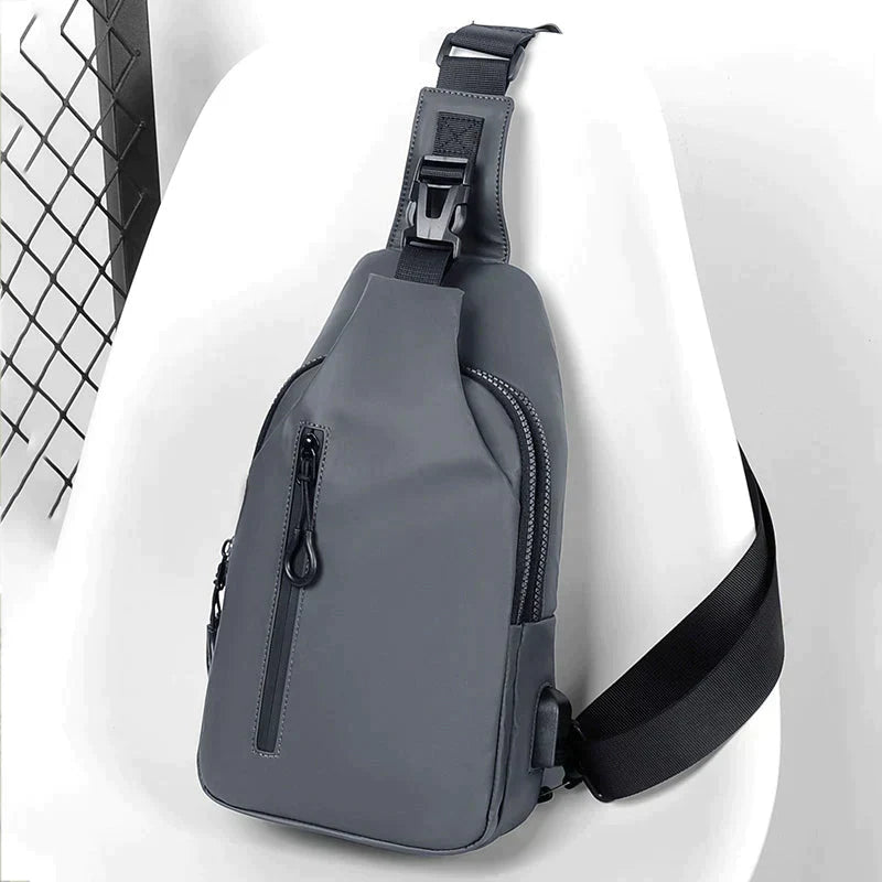 Lisslune | UrbanShield Waterproof Crossbody Bag with Anti-Theft Design