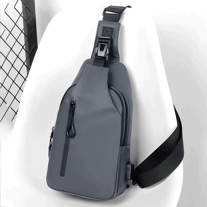 Lisslune | UrbanShield Waterproof Crossbody Bag with Anti-Theft Design