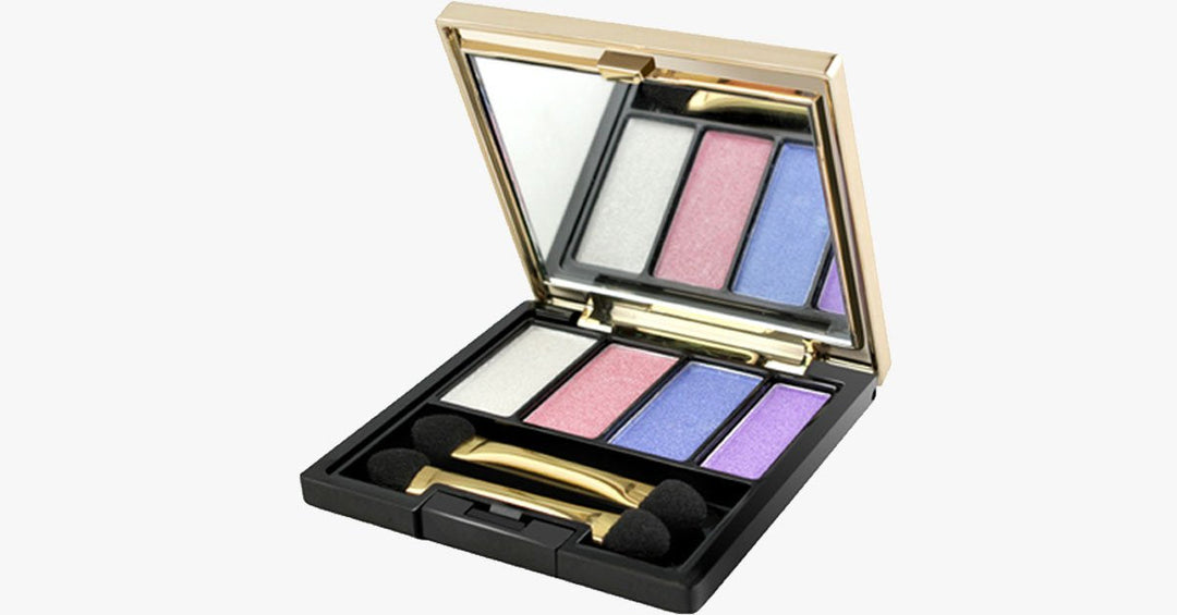 Lisslune | Glitter Four Eyeshadow Palette with Applicator – Add Sparkling Shades to Your Eyes