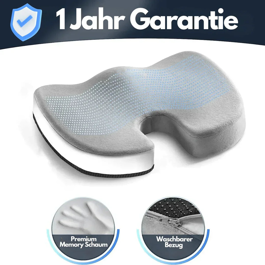 Lisslune | Ergonomic 4D Comfort Seat Cushion with Orthopedic Support