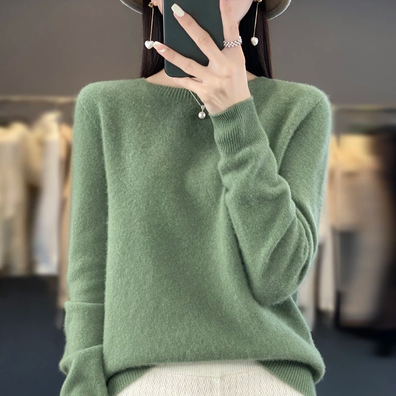 Lisslune | Cashmere Pullover Women Stylish Round Neck, Soft & Comfortable