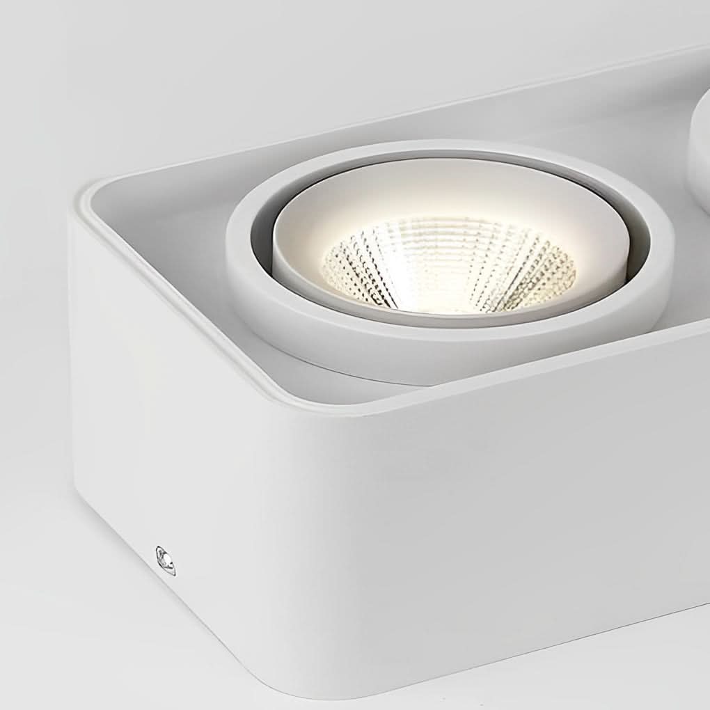 Lisslune | Square Adjustable Ceiling Lamp with Dimmable LED Light