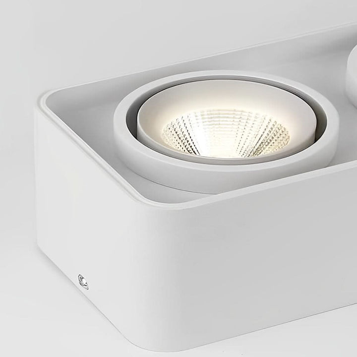 Lisslune | Square Adjustable Ceiling Lamp with Dimmable LED Light