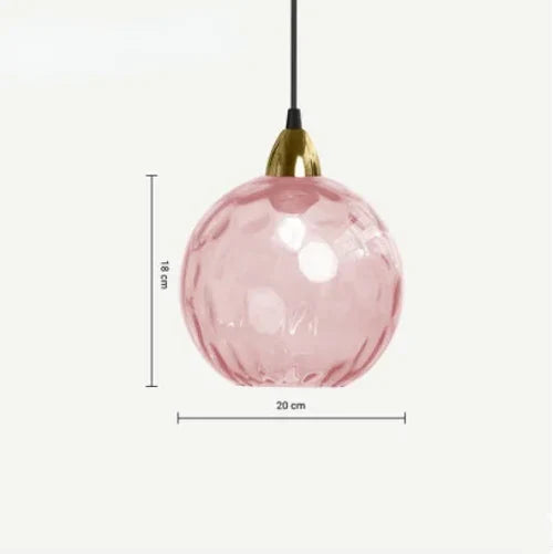 Lisslune | Spherical Glass Pendant Light