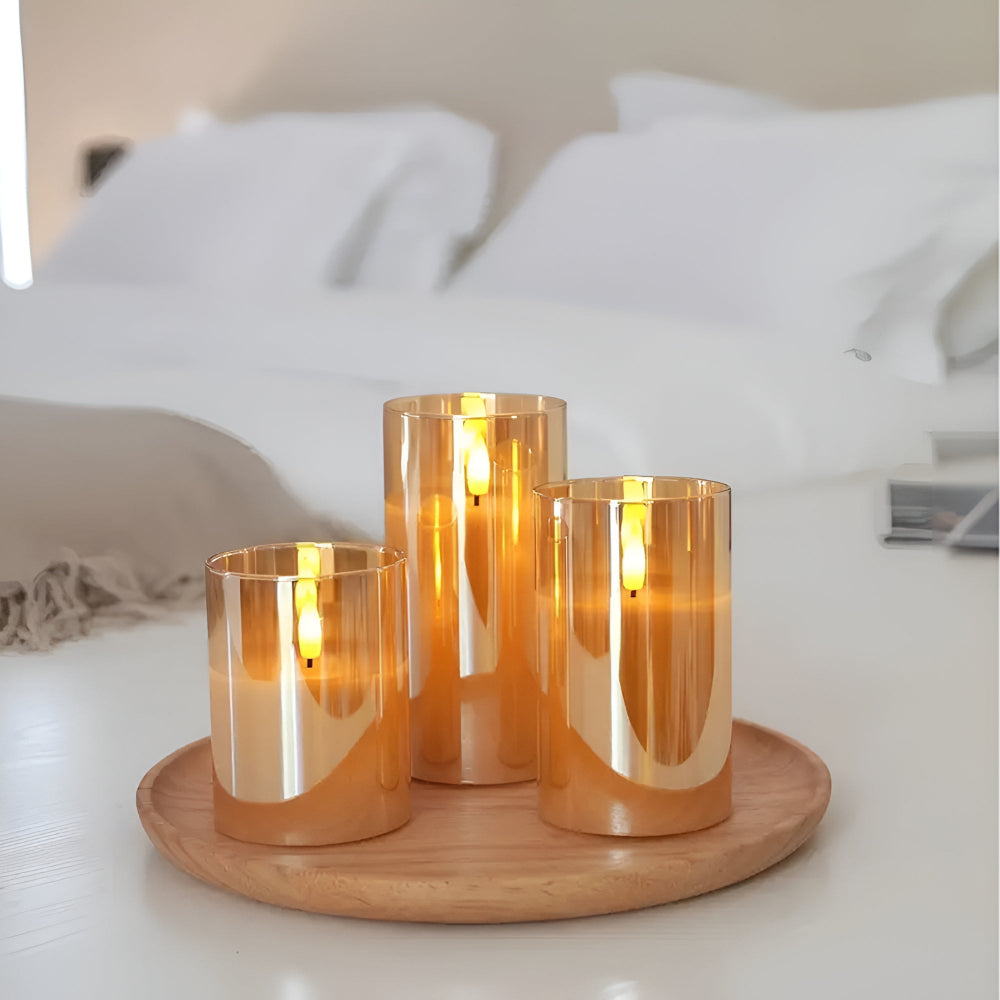 Lisslune | Ethereal 3D Flameless Candle | 3pcs Set