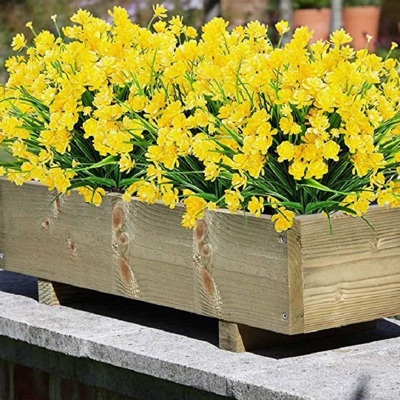 Lisslune | Artificial Flowers Outdoors, 2 Bouquets