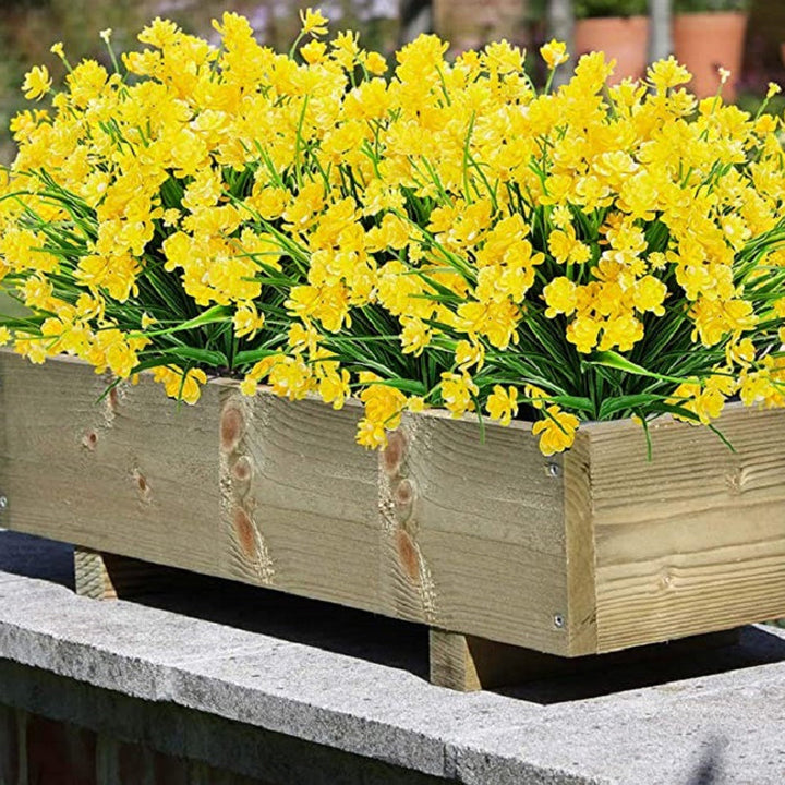 Lisslune | Artificial Flowers Outdoors, 2 Bouquets