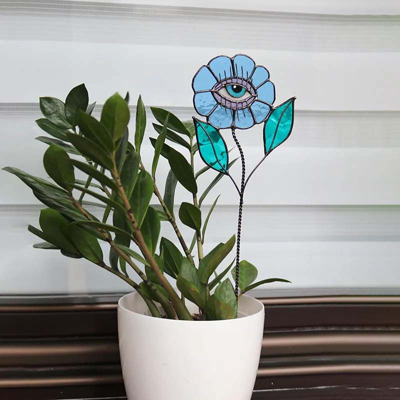 Lisslune | Early Halloween💀Skull Stained Glass Plant