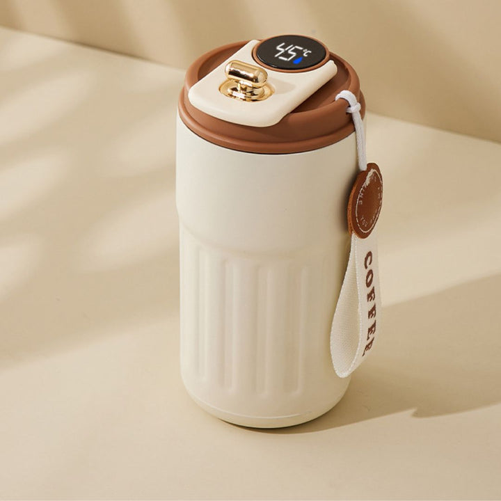 Lisslune | Stainless Steel Coffee Mug with LED Temperature Display 450 ML