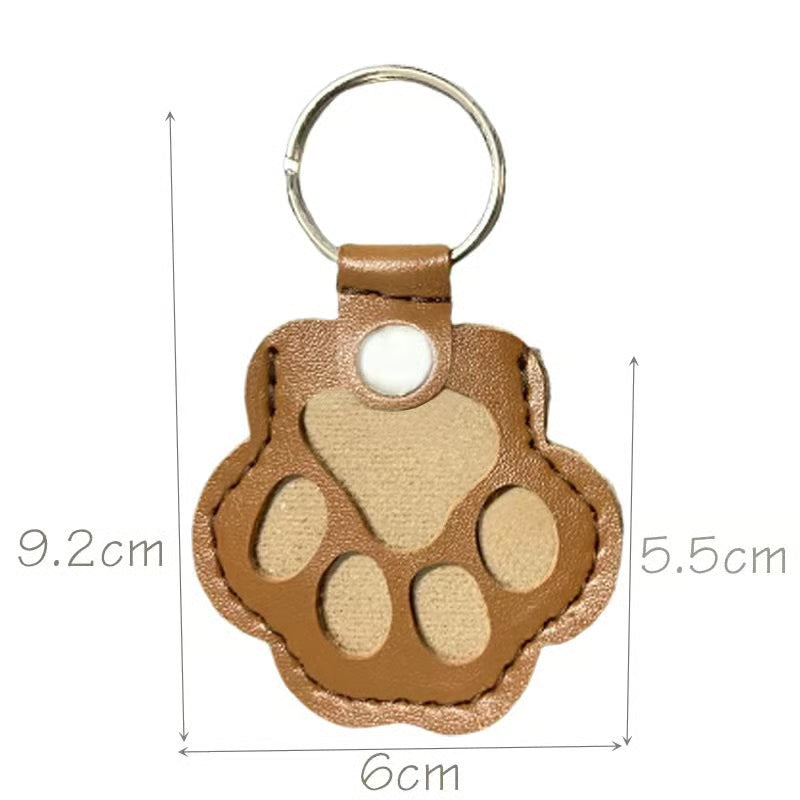 Lisslune | PawMemorie Keychain – Memorial Pendant with Paw Print and Inner Compartment