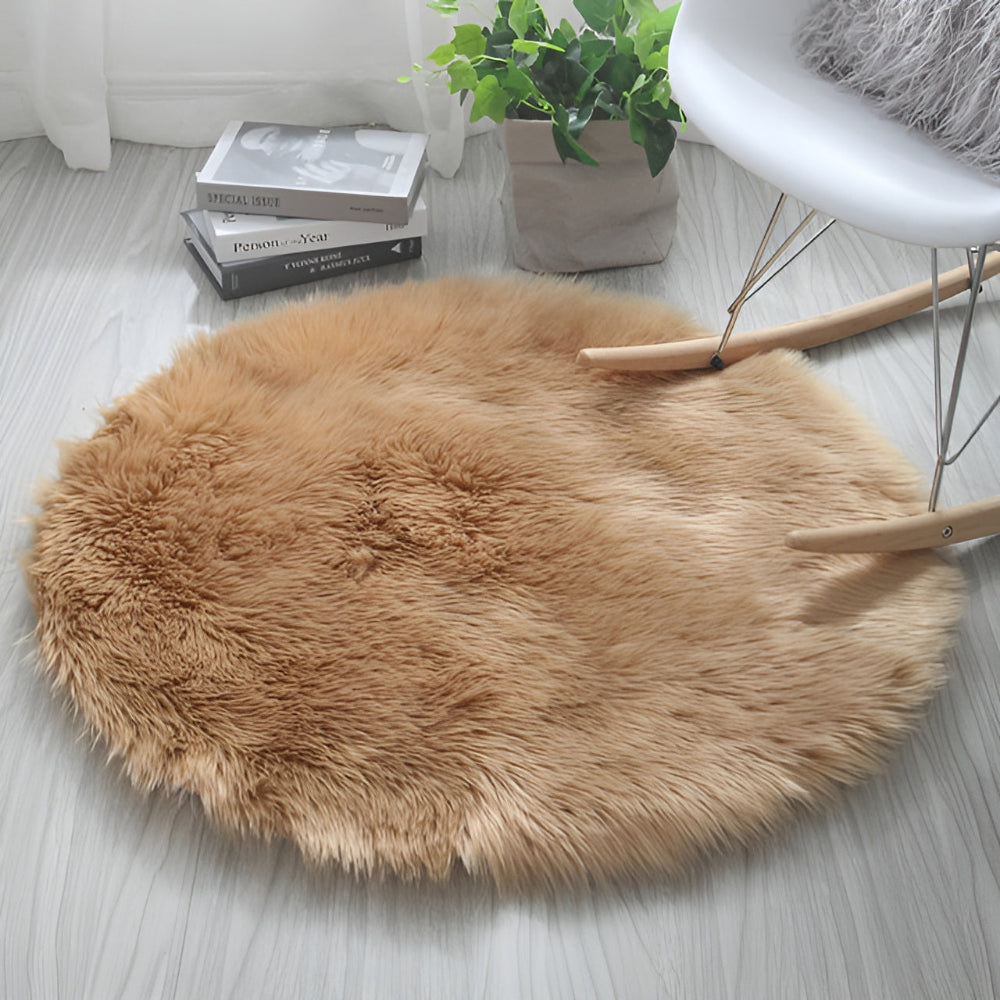 Lisslune | Round Cloud Soft Plush Rug