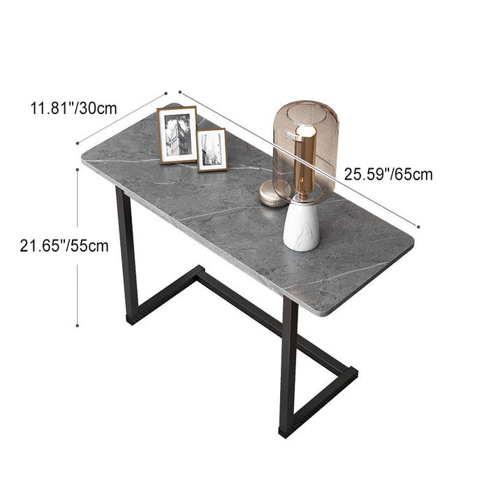 Lisslune | ModernoCurve C-Side Table | MDF Tabletop | Modern Design | Space-saving | Perfect for Living Room & Bedroom