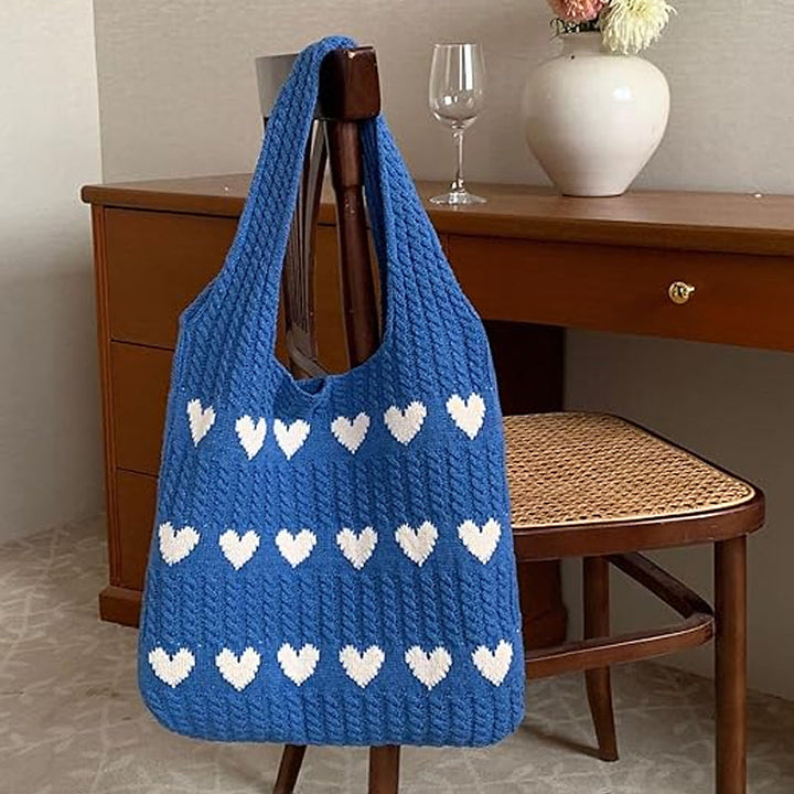 Lisslune | Knit Love Tote Bag