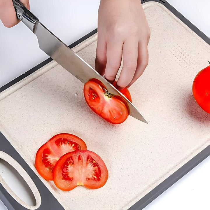 Lisslune | Reversible Stainless Steel Cutting Board