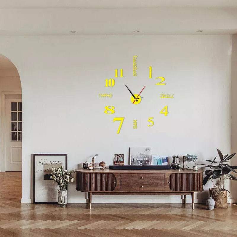 Lisslune | DIY Modern punchless wall clock