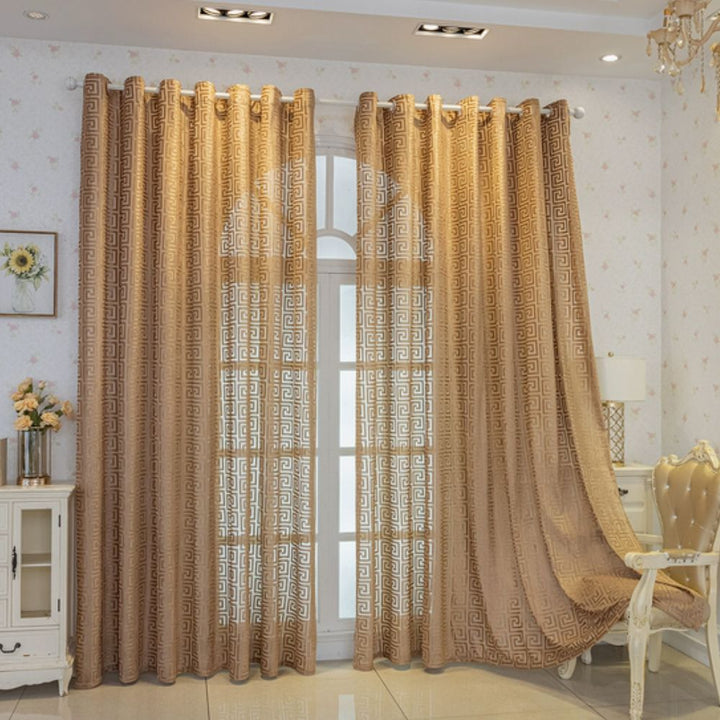 Lisslune | Imperial Maze Embroidered Curtain