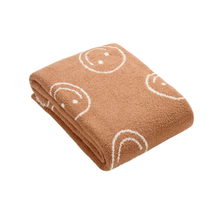 Lisslune | Smiley Face Plush Blanket