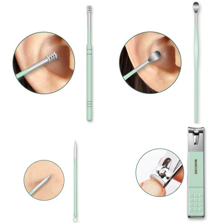 Lisslune | Nail clipper portable set (12/16 pieces)