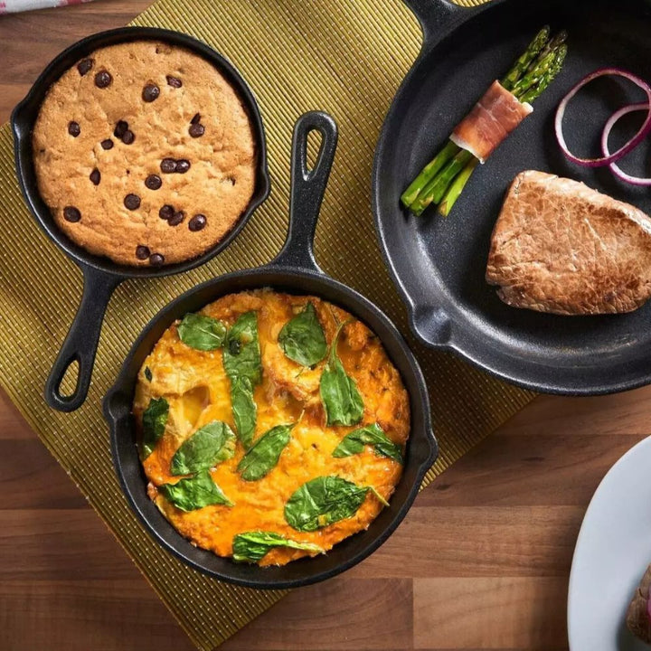 Lisslune | Black Cast Iron Frying Pan