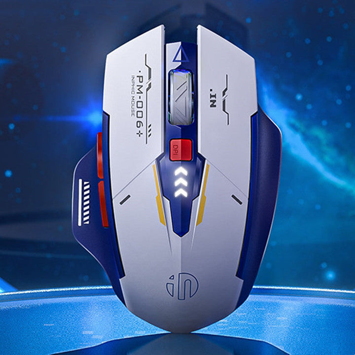 Lisslune | Mecha-Shaped Silent Wireless Mouse