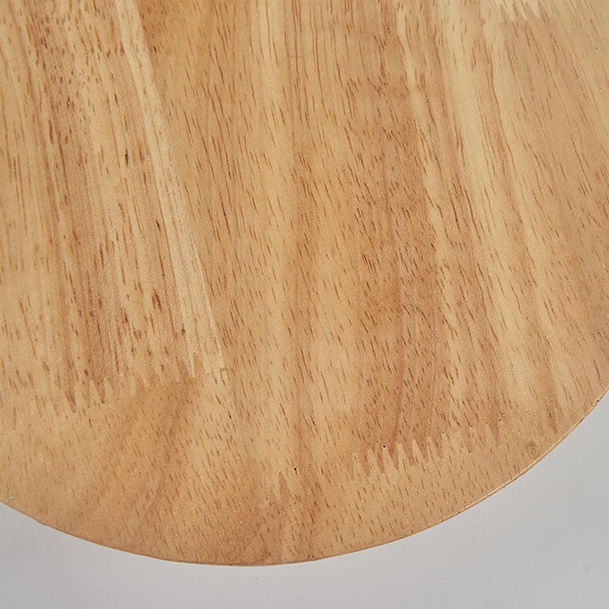 Lisslune | Modern Minimalist Round Irregular Oval Wood LED Wall Light Lamp for Living Room