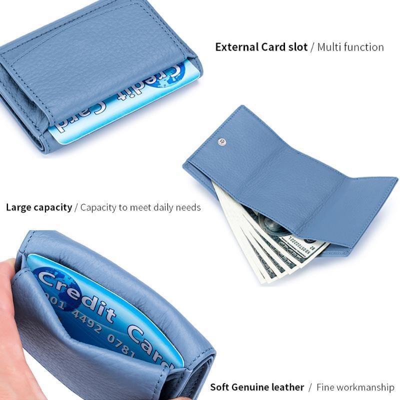 Lisslune | Handmade RFID wallet made of soft leather
