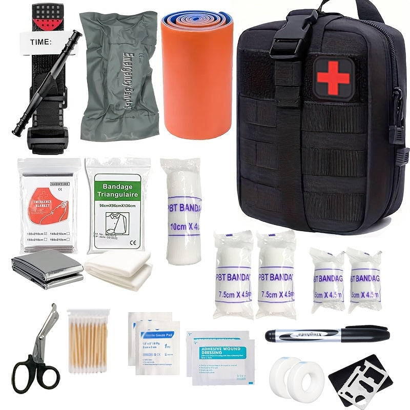 Lisslune | TravelAid First Aid Kit – Compact First Aid Set for Travel & Outdoor