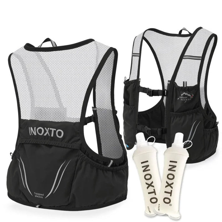Lisslune | Trail Running Hydration Vest – Includes 2 Soft Flasks