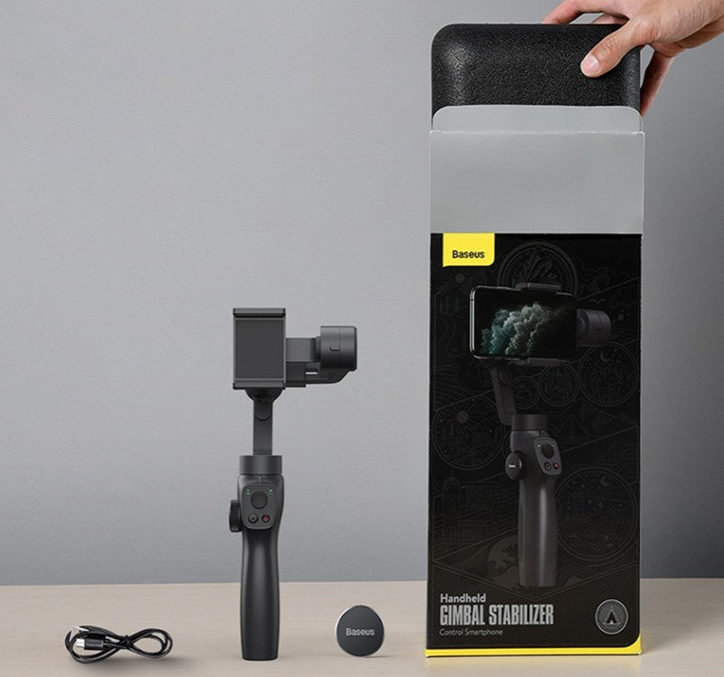 Lisslune | Handheld Bluetooth Selfie Stick with Three-axis Stabilization, Automatic Motion Tracking, Panoramic and Multi-angle Shooting