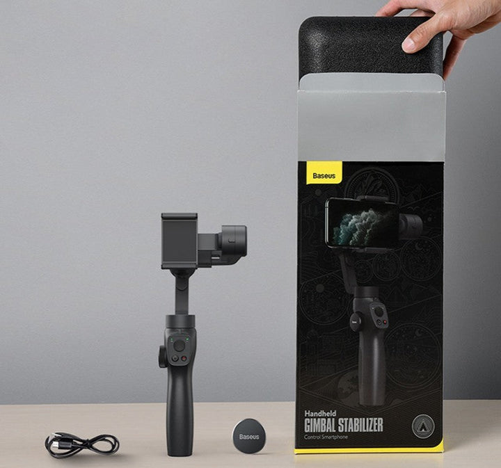 Lisslune | Handheld Bluetooth Selfie Stick with Three-axis Stabilization, Automatic Motion Tracking, Panoramic and Multi-angle Shooting