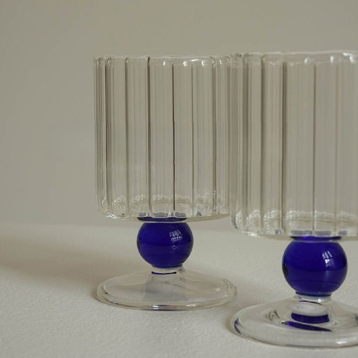Lisslune | Orange Dot Vintage Glassware Handmade