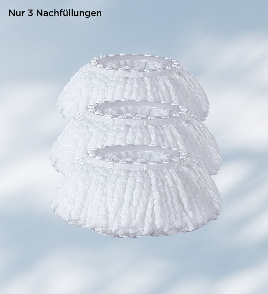 Lisslune | 360° Rotatable Mop and Bucket Set with Wringing System F63