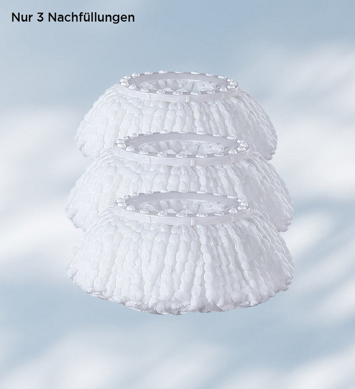 Lisslune | 360° Rotatable Mop and Bucket Set with Wringing System F63